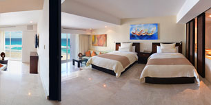 Two Bedroom Suite - Sunset Royal Beach Resort - All Inclusive - Cancun, Mexico